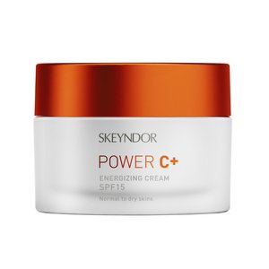 Скейндор Павер С+ Крем, що освітлює, для нормальної та сухої шкіри СПФ15 баночка 50 мл  |  Skeyndor Power C+ Energizing cream SPF15 Normal to dry skin bottle 50 ml