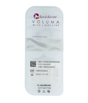 Аллерган Ювідерм Волюма філер з лідокаїном шприц 1 мл  |  Allergan Juvederm Voluma filler with Lidocain syringe 1 ml