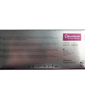 Аллерган Ювідерм Ультра Смайл філер з лідокаїном шприц 0,55 мл  |  Allergan Juvederm Ultra Smile filler with Lidocain syringe 0,55 ml