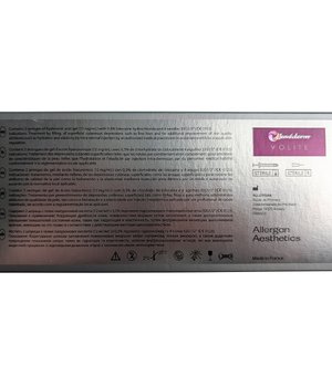 Волайт Ювідерм Аллерган філер з лідокаїном шприц 1 мл  |  Allergan Juvederm Volite filler with Lidocain syringe 1 ml