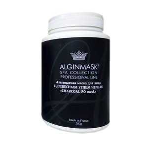 Альгінатна маска з Деревним вугіллям 1000 г | alginate mask Charcoal peel off 1000 g