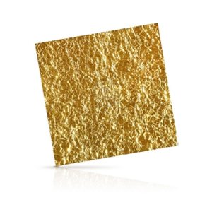 Золоті листя (9*9 см) 1 пластина | Gold Leaves for mask
