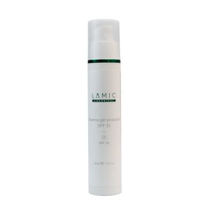 Ламік Захисний крем - гель СПФ35 флакон з дозатором 50 мл  |  Lamic Creama - gel protettivo SPF35 bottle with dispenser 50 ml