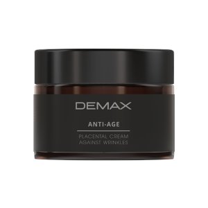 Демакс Плацентарний крем банка 50 мл  |  Demax Placental cream Deep aminoacids booster wrinkles control bottle 50 ml