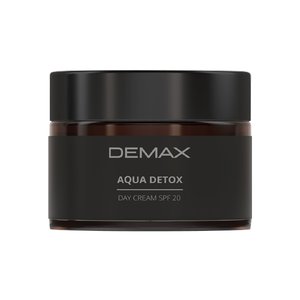 Демакс Денний крем Аква детокс СПФ 20 флакон з дозатором 50 мл  |  Demax Aqua detox Beta - oxy system plus day cream SPF 20 bottle with dispenser 50 m