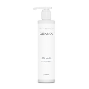 Демакс Гель - пілінг з АХА флакон з дозатором 250 мл  |  Demax Glyco - peeling gel AHA pre - threatment mask bio - matrix activation bottle with dispenser 250 ml