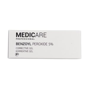 Медікея Коригуючий гель Перекис бензоїлу 5% флакон 15 мл  |  Medicare Benzoyl peroxide 5% bottle 15 ml