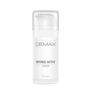 Демакс Активний крем з ретинолом флакон з дозатором 100 мл  |  Demax Retinol cream Ultra active solution intensive restore bottle with dispenser 100 ml