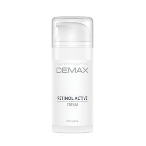 Демакс Активний крем з ретинолом флакон з дозатором 100 мл  |  Demax Retinol cream Ultra active solution intensive restore bottle with dispenser 100 ml