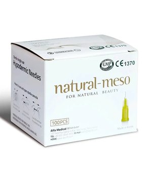 Голка для мезотерапії 30G * 4 мм Natural-meso Корея | Natural-meso Mesotherapy Needle 30G * 4 mm Korea