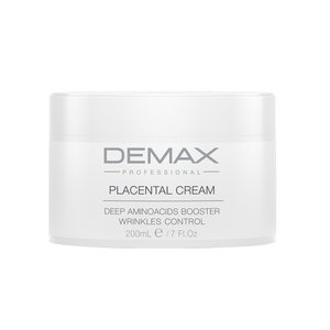 Демакс Плацентарний крем банка 200 мл  |  Demax Placental cream Deep aminoacids booster wrinkles control bottle 200 ml