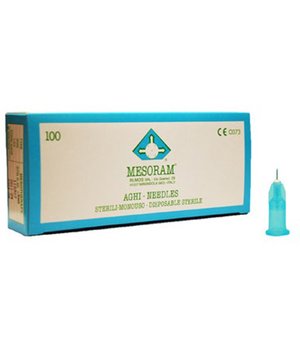 Голка для мезотерапії 27G * 4 мм Mesoram Італія | Mesoram Mesotherapy Needle 27G * 4 mm Italy