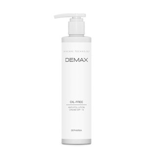 Демакс Крем віталайзер СПФ 15 флакон з дозатором 250 мл  |  Demax Vitalizing cream Anti - pollution resist SPF 15 Oil - free moisturizer bottle with dispenser 250 ml