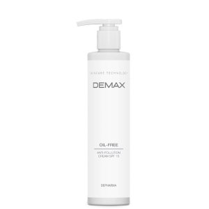 Демакс Крем віталайзер СПФ 15 флакон з дозатором 250 мл  |  Demax Vitalizing cream Anti - pollution resist SPF 15 Oil - free moisturizer bottle with dispenser 250 ml
