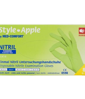 Style Перчатки нітрилові (зелені) S