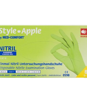 Style Перчатки нітрилові (зелені) S