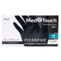 Med Touch Перчатки нітрилові (чорні) M