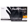 Med Touch Перчатки нітрилові (чорні) L