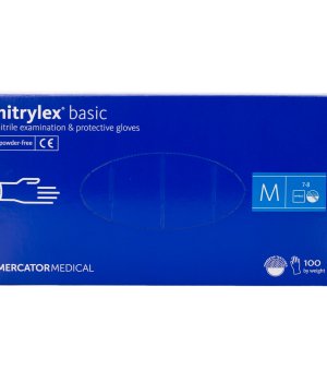 Nitrylex Basic Перчатки нітрилові (сині) M
