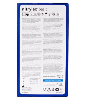 Nitrylex Basic Перчатки нітрилові (сині) M