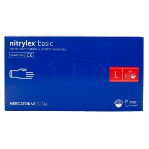 Nitrylex Basic Перчатки нітрилові (сині) L