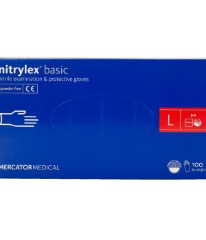 Nitrylex Basic Перчатки нітрилові (сині) L