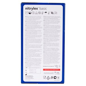 Nitrylex Basic Перчатки нітрилові (сині) L