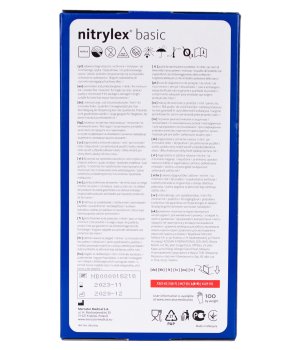 Nitrylex Basic Перчатки нітрилові (сині) L