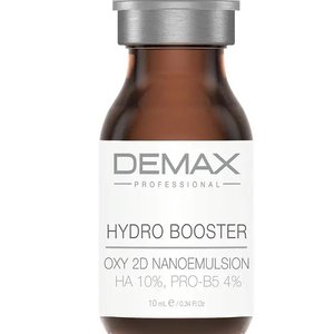 Демакс Гідро - бустер сироватка флакон 10 мл  |  Demax Hydro booster OXY 2D nanoemulsion bottle 10 ml