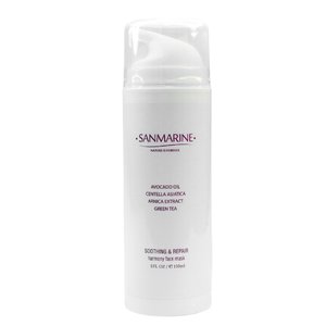 Санмарін Сутінг & Репеа Маска Гармонія флакон з дозатором 150 мл  |  Sanmarine Soothing & Repair Harmony face mask bottle with dispenser 150 ml